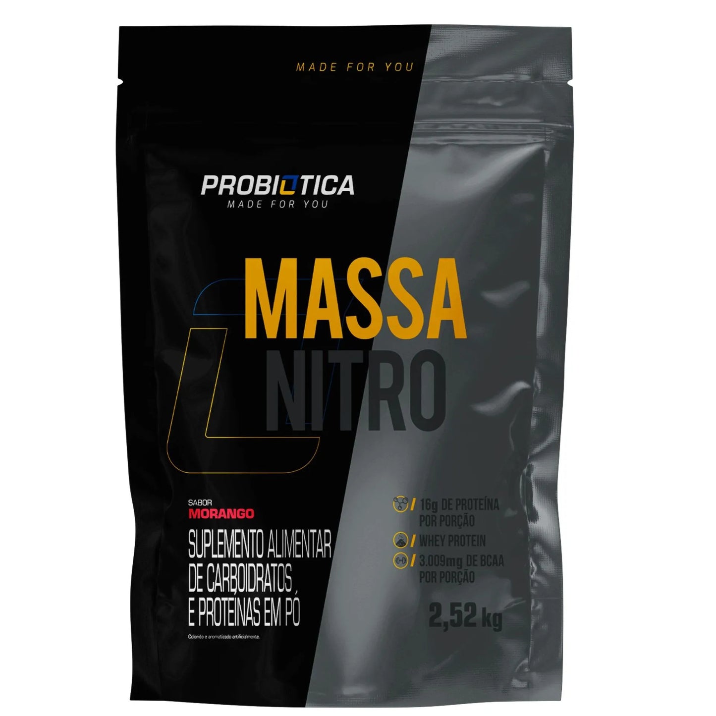 Massa Nitro Probiótica Refil 2,52Kg